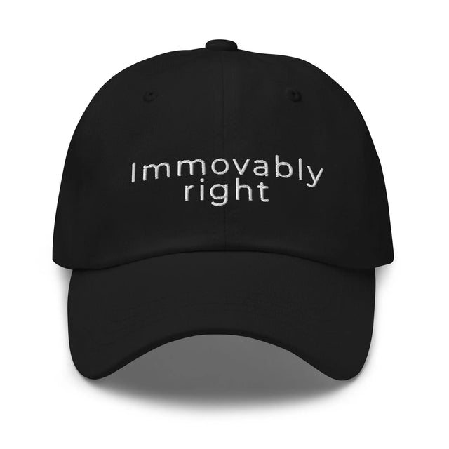 Immovably Right Hat