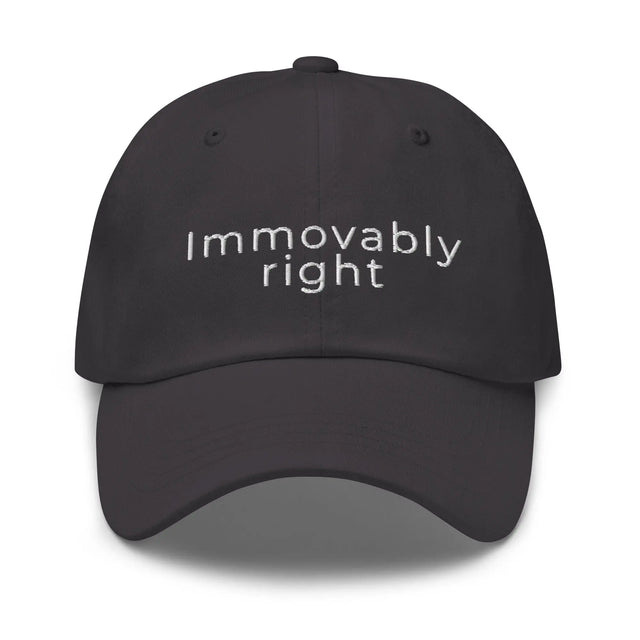 Immovably Right Hat