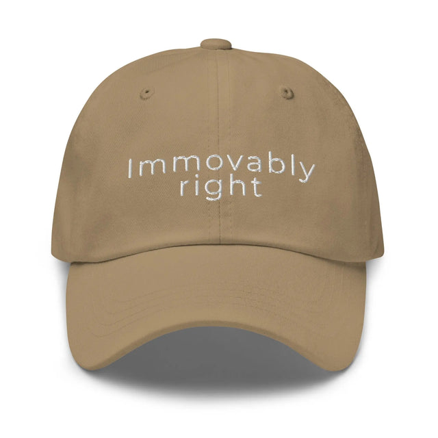 Immovably Right Hat