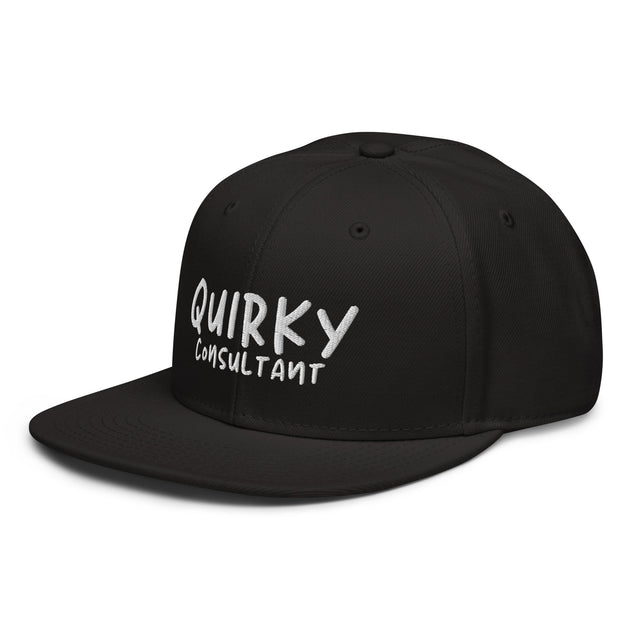 Quirky Consultant Signature Snapback Hat