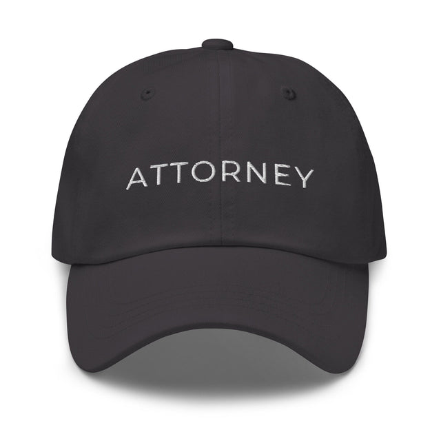 Attorney Hat Quirky Consultant Dark Grey 