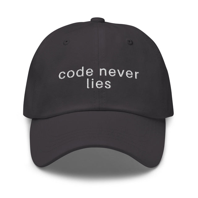 Code Never Lies Hat Quirky Consultant 