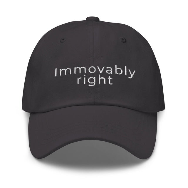 Immovably Right Hat Quirky Consultant 