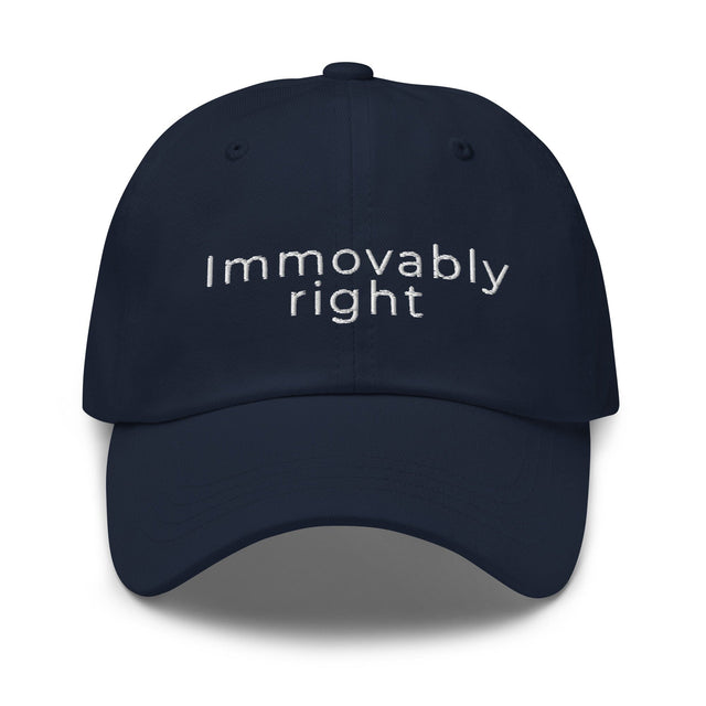 Immovably Right Hat Quirky Consultant 